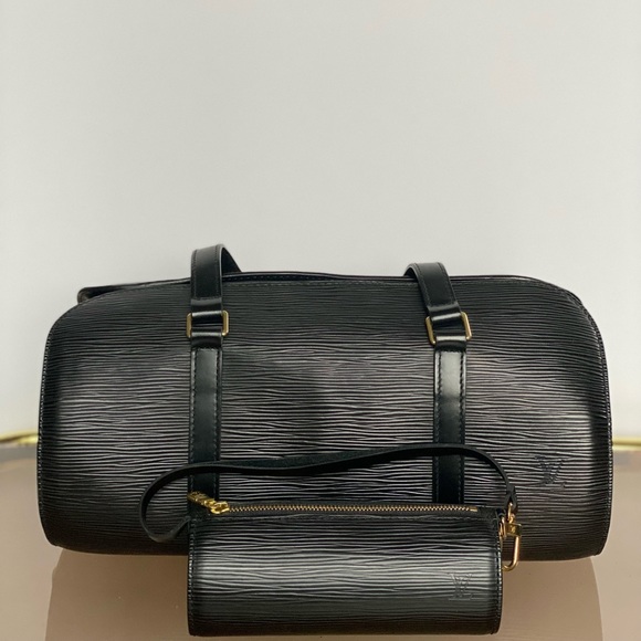 ๐ฏ Authentic Louis Vuitton Black Epi Papillon 30 Bag and Mini Bag Set - Picture 2 of 6